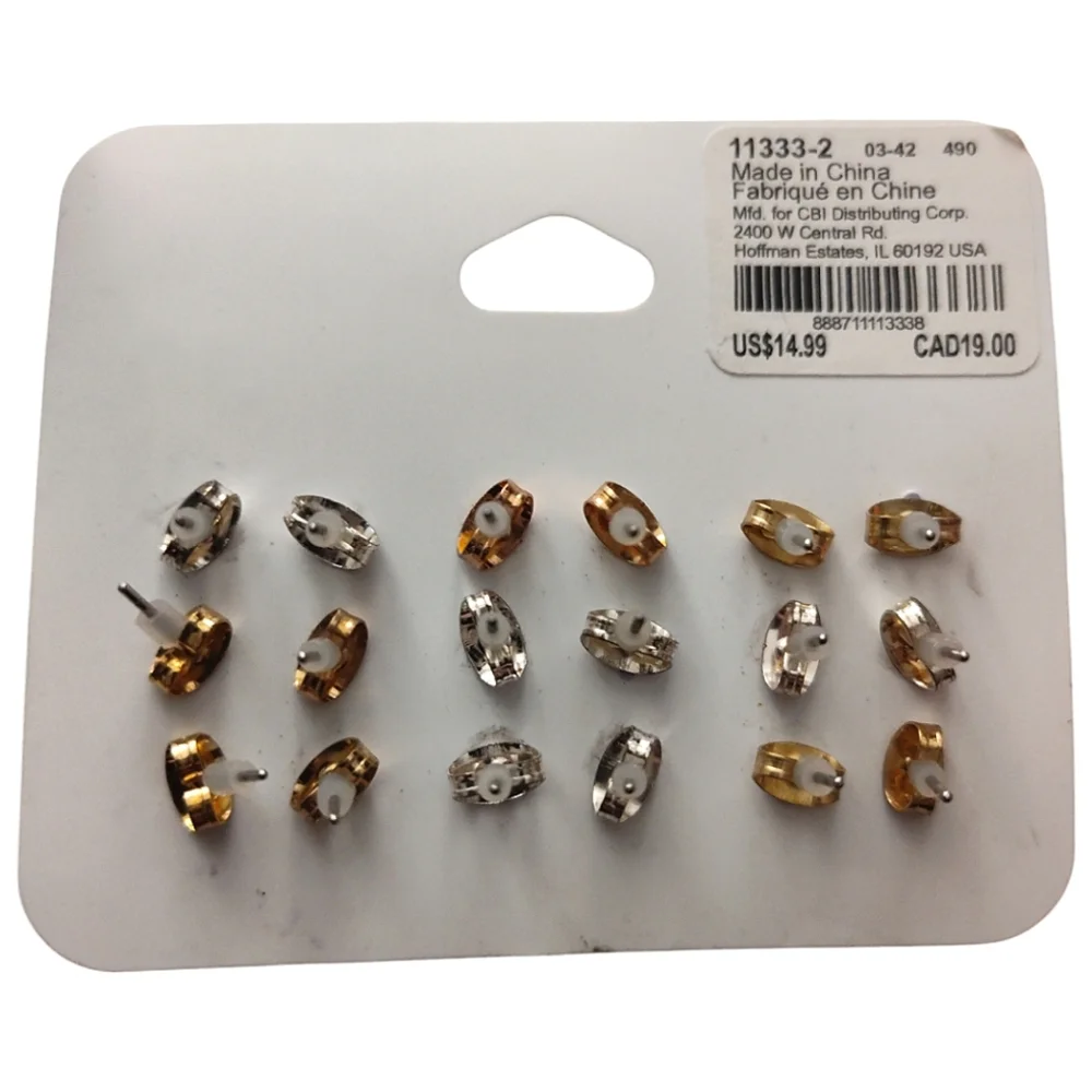 Claire's Girl Pierced Earrings NOC NEW